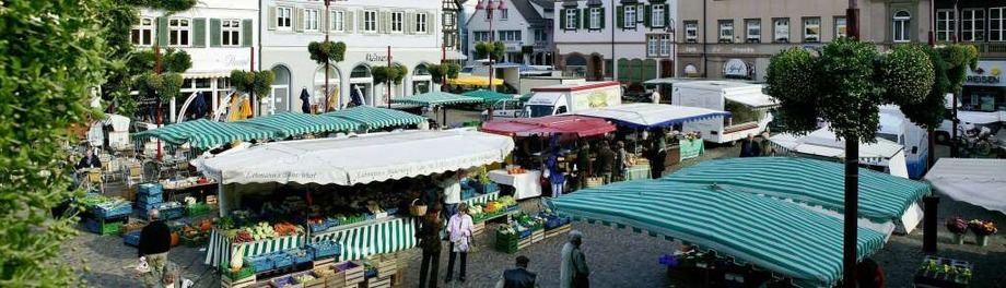 Auf den Lahrer Wochenmärkten Auf den Lahrer Wochenmärkten