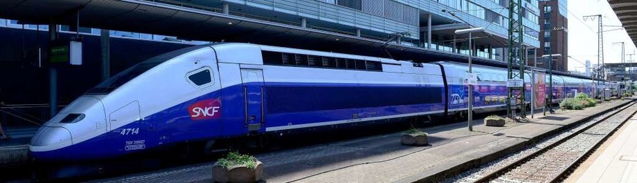Der TGV von Freiburg nach Paris nimmt die Fahrt auf Der TGV von Freiburg nach Paris nimmt die Fahrt auf