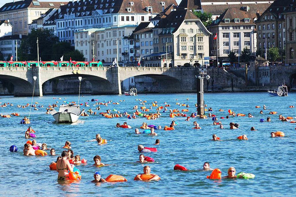 Basel rheinschwimmen