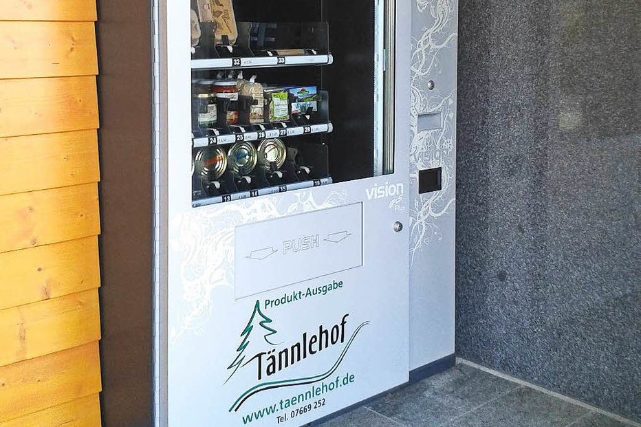 Selbstbedienungsautomat Tännlehof - St. Märgen Selbstbedienungsautomat Tännlehof - St. Märgen