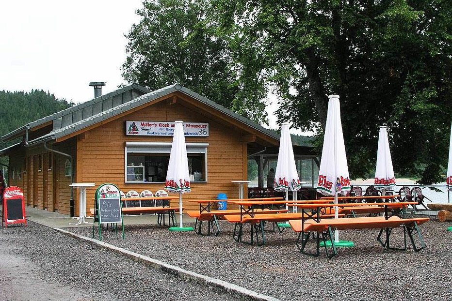 Müllers Biergarten an der Staumauer - Schluchsee Müllers Biergarten an der Staumauer - Schluchsee