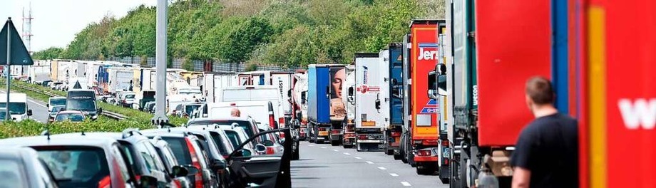 Unfall auf der A5 Unfall auf der A5