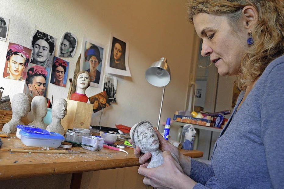 Kopfskulptur - Ausstellungsraum Kathrin Messerschmidt - Lörrach Kopfskulptur - Ausstellungsraum Kathrin Messerschmidt - Lörrach