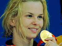 Britta Steffen holt zweite Goldmedaille
