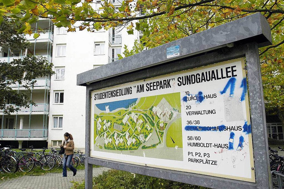 Studentensiedlung am Seepark  Freiburg  Badische Zeitung TICKET