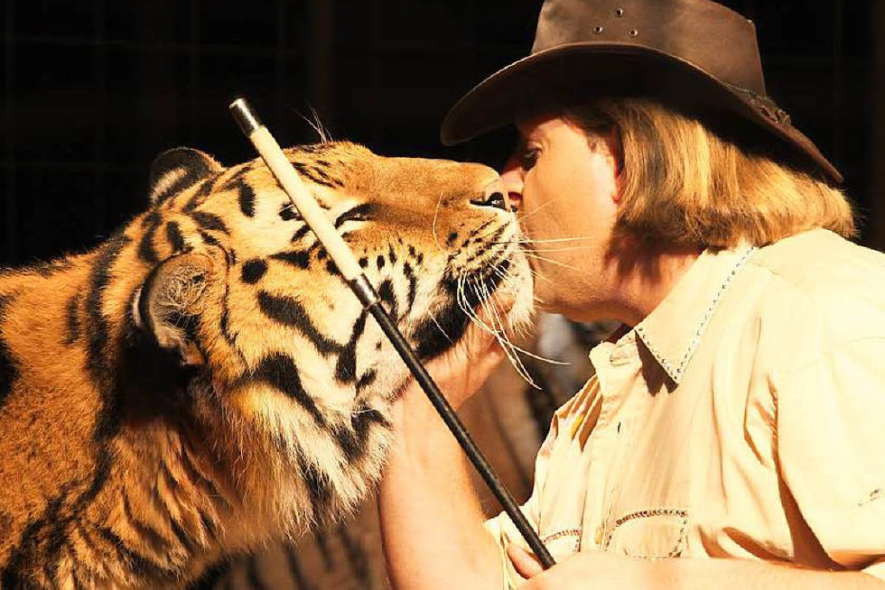 Preisgekrnte Tiger beim Circus Manuel Weisheit - Badische Zeitung TICKET