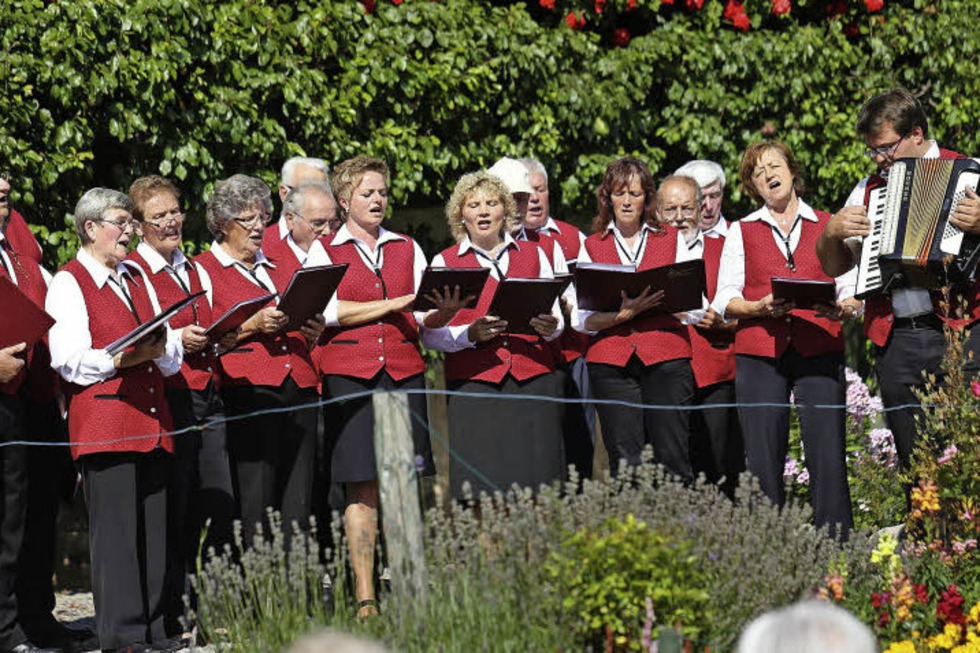 Entspannen in gesanglicher Runde in Grafenhausen - Badische Zeitung TICKET