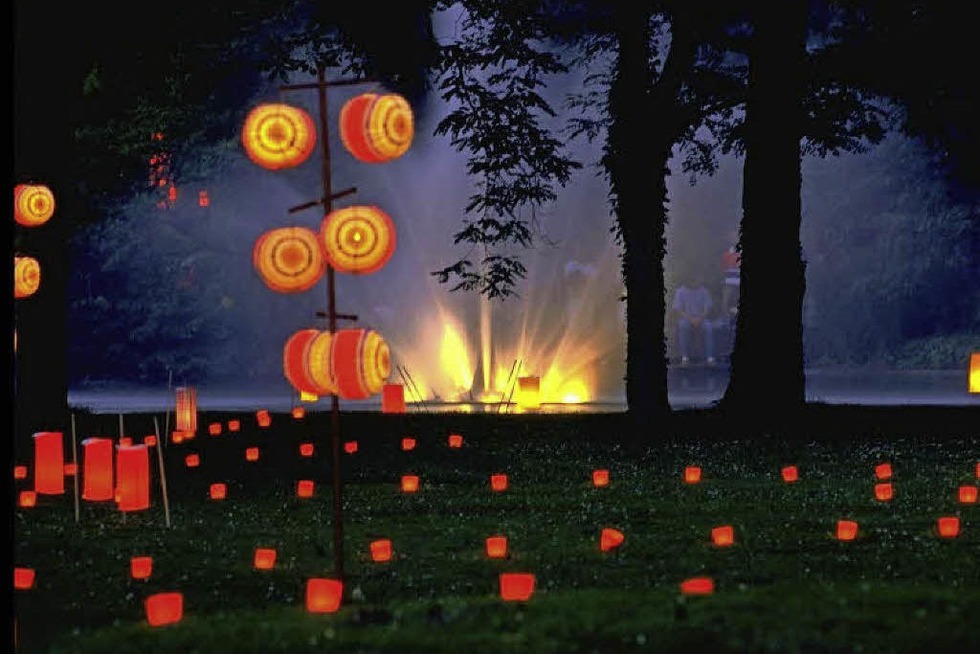 Lichtermeer mit Kerzen und Lampion in Bad Bellingen - Badische Zeitung TICKET