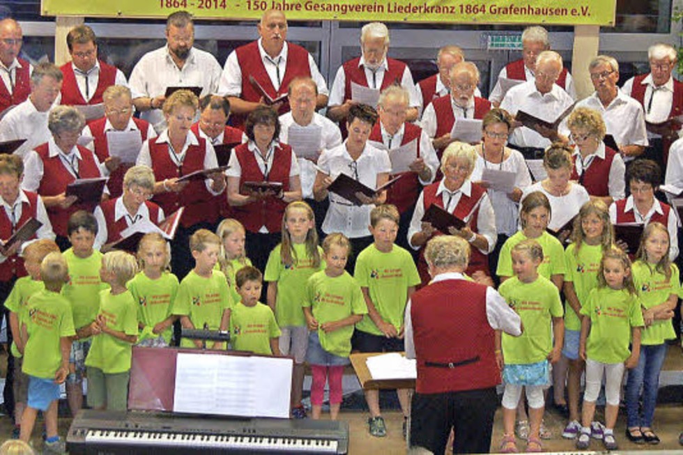 Mitmachkonzert mit dem Liederkranz Grafenhausen - Badische Zeitung TICKET