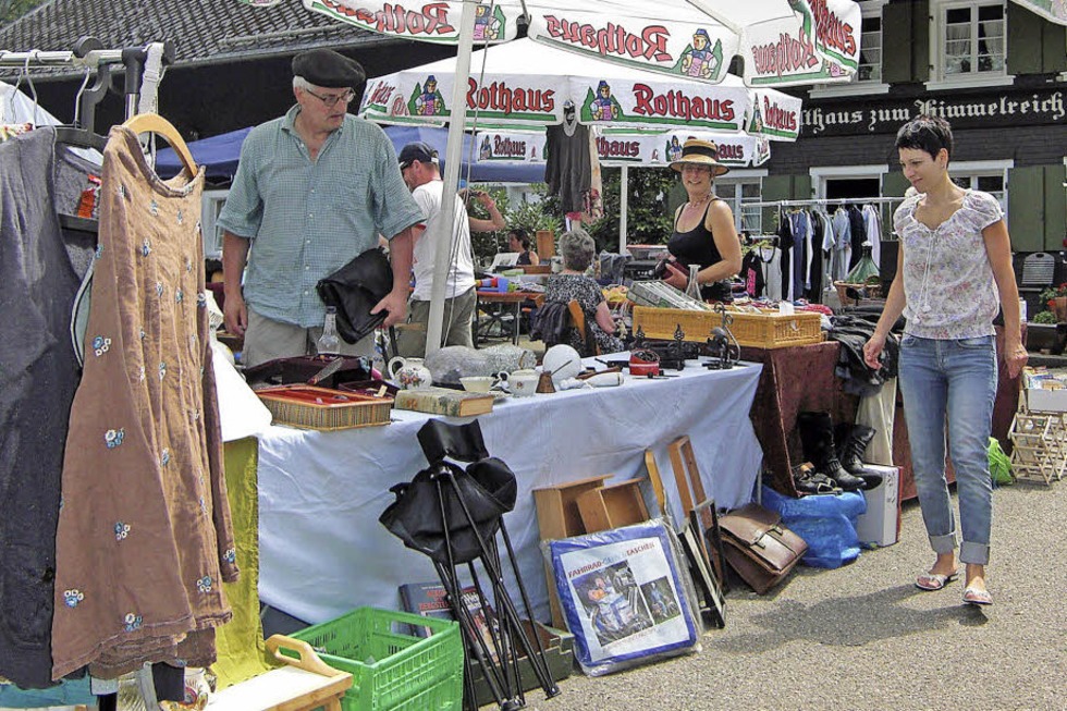Flohmarkt im Hofgut Himmelreich - Badische Zeitung TICKET