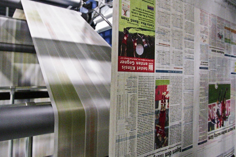 Besichtigung der BZ-Redaktion in Lrrach und des Freiburger Druckzentrums - Badische Zeitung TICKET