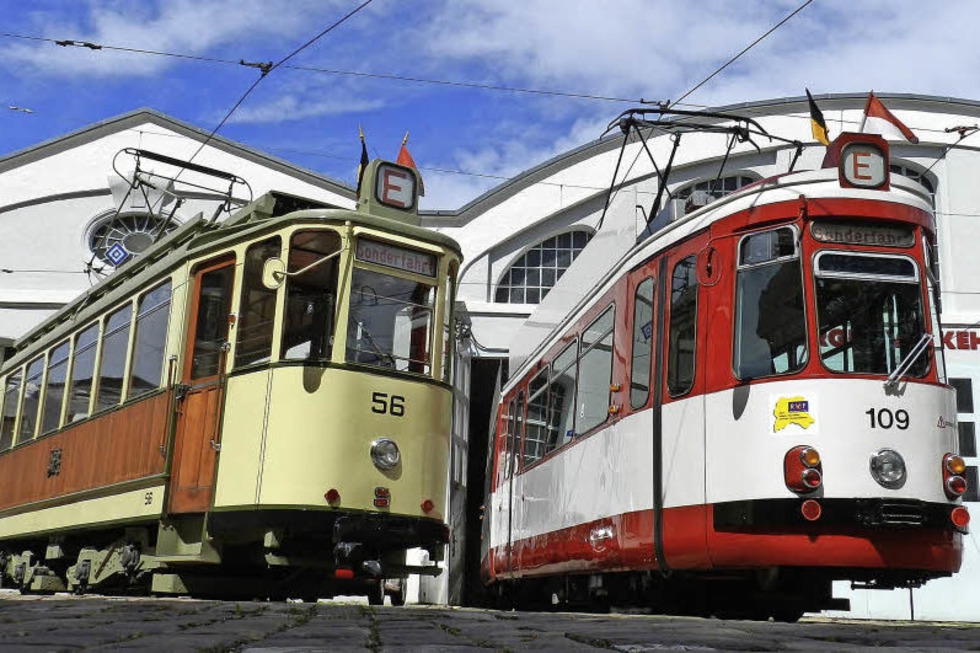 Historische Freiburger Straenbahnen am Samstag zum letzten Mal in diesem Jahr unterwegs - Badische Zeitung TICKET