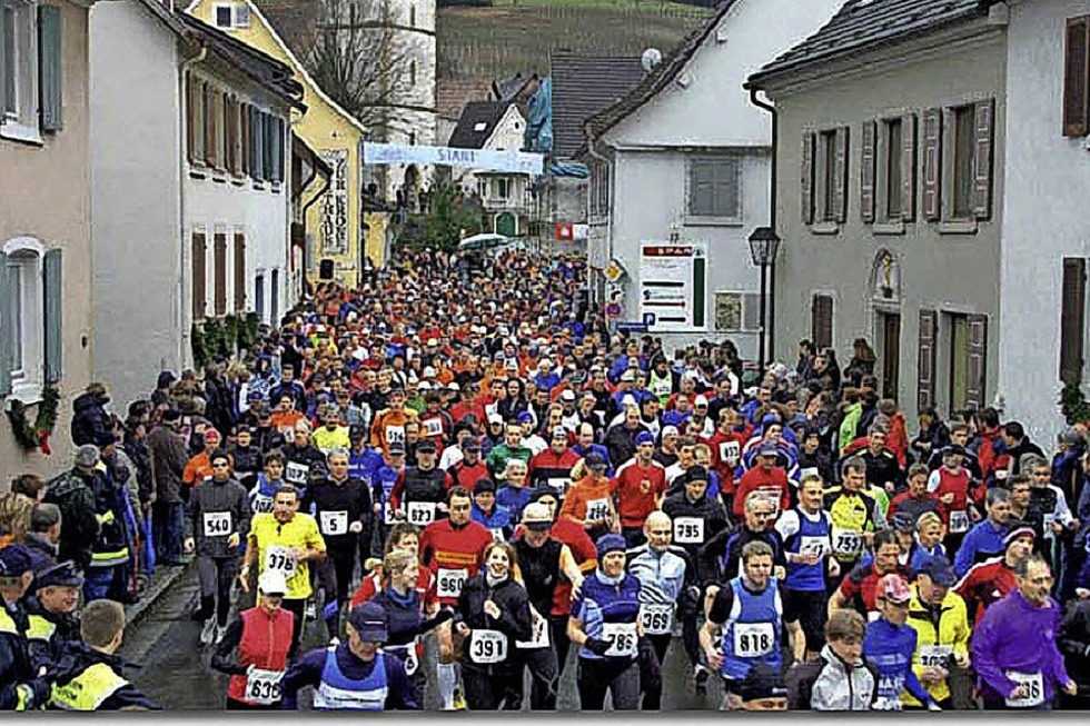 Silvesterlauf im Britzinger Ortskern - Badische Zeitung TICKET
