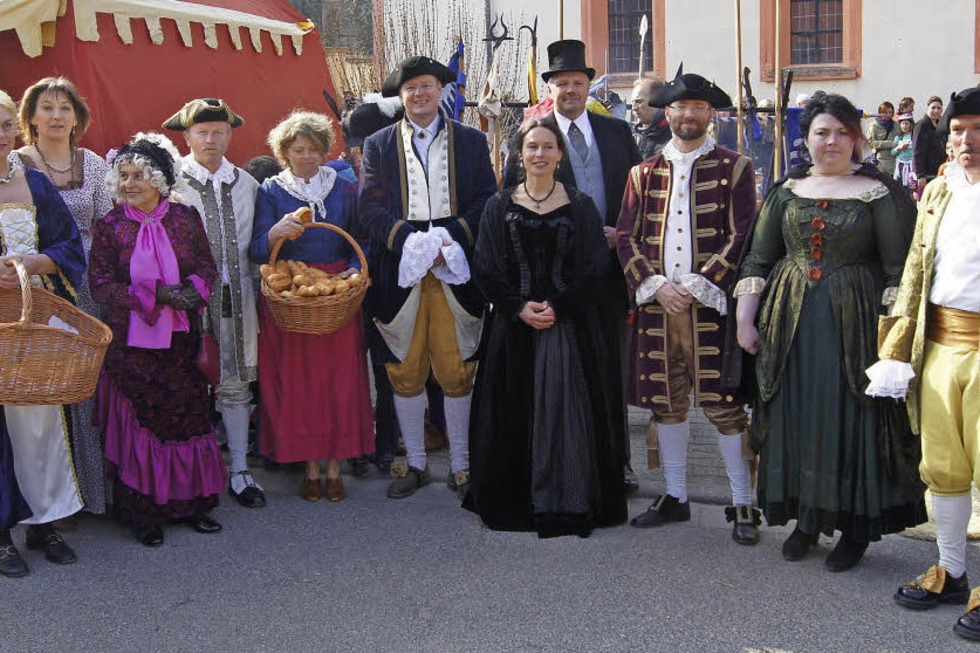 Brauch zu Ehren der Markgrfin Katharina Barbara von Baden in Sulzburg - Badische Zeitung TICKET