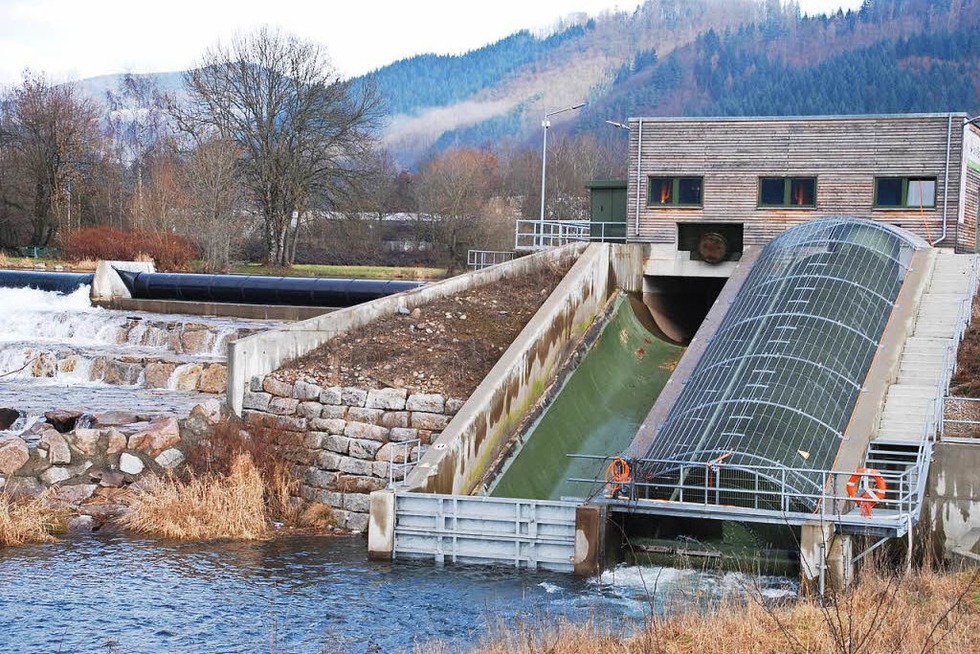 Wasserkraftwerk an der Wiese - Hausen im Wiesental