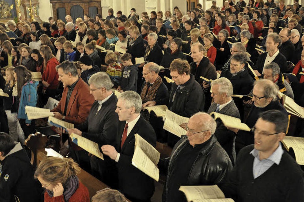 Singalong frs Weihnachtsoratorium in Tiengen - Badische Zeitung TICKET