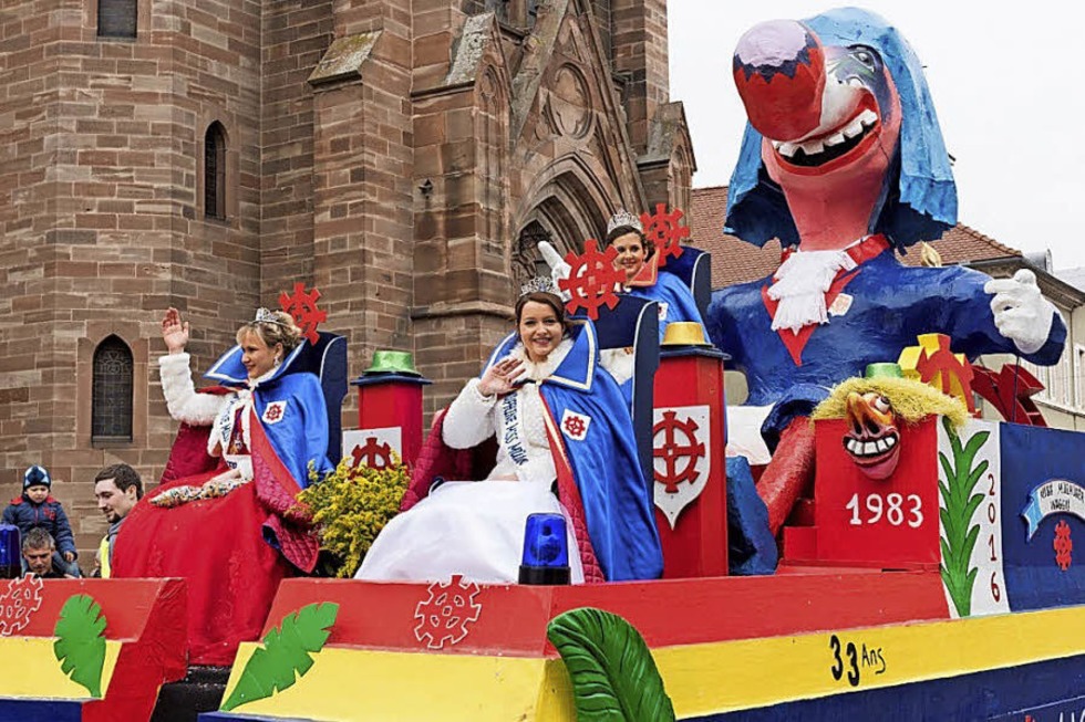 Guggamusik und Parade im elsssischen Village-Neuf - Badische Zeitung TICKET