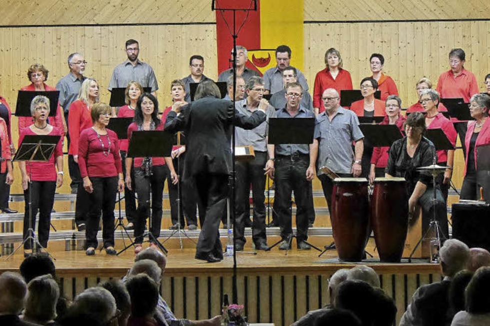 Chorvereinigung im Sngerheim in Mubach - Badische Zeitung TICKET