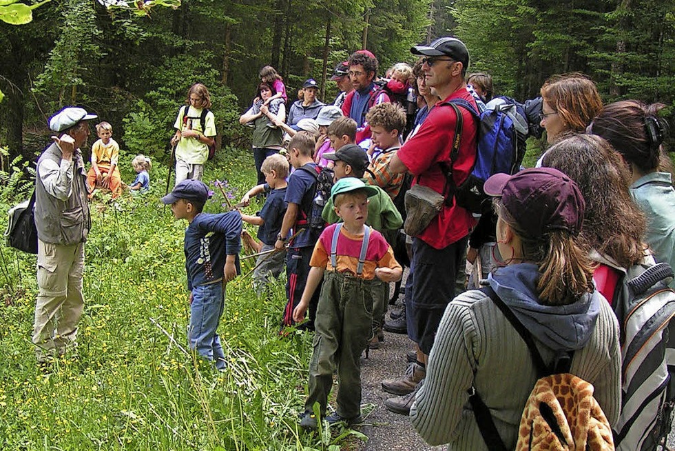 BUND geht mit Kindern auf einen Parcours durch den Rttler Wald - Badische Zeitung TICKET