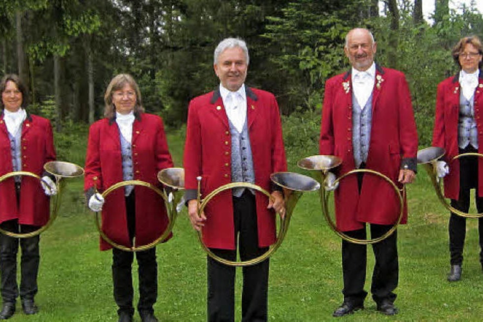 Mit Jagdhornblsergruppen in St. Mrgen und Hinterzarten - Badische Zeitung TICKET