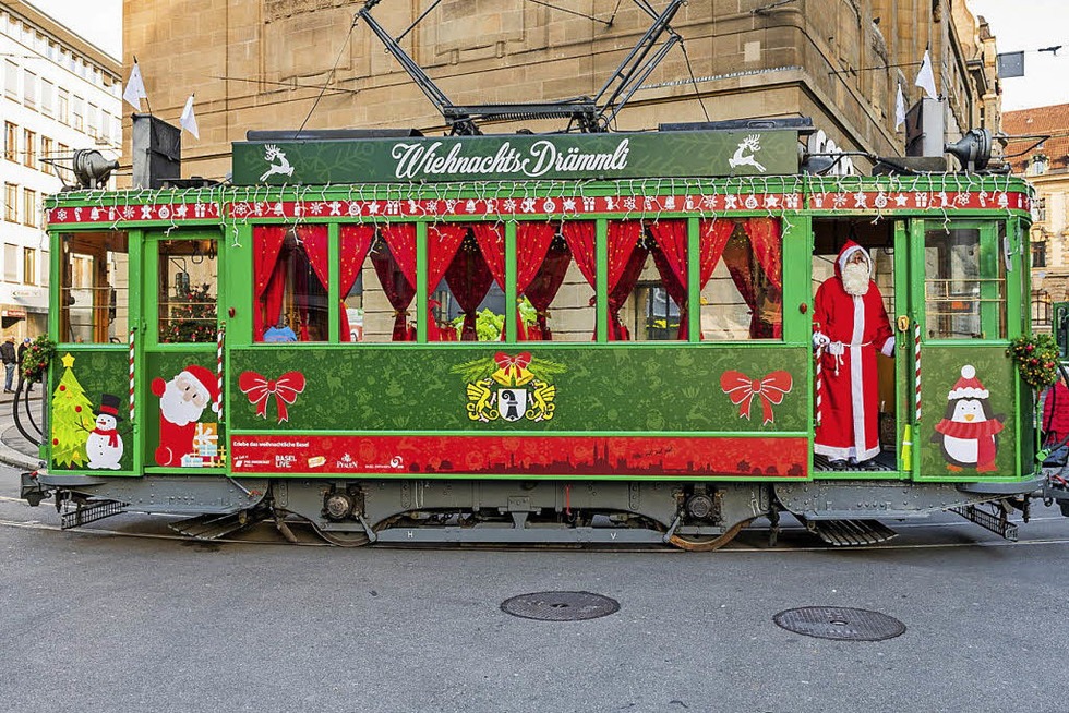 In Basel fhrt im Advent das Wiehnachts-Drmmli - Badische Zeitung TICKET