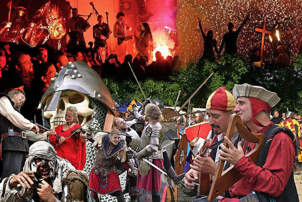 Mittelalterlich Phantasie Spectaculum im Weiler Dreilndergarten - Badische Zeitung TICKET