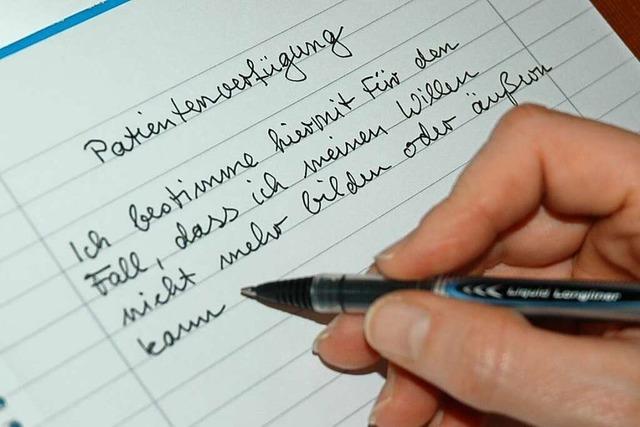 Wie sich Deutsche mit einer Patientenverf�gung absichern k�nnen