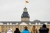 Die Baden-Fahne darf nicht mehr auf dem Karlsruher Schloss wehen