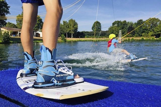 Wakeboarden am Tunisee