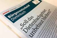 Sonderausgabe des Amtsblatts informiert ber Brgerentscheid zu Dietenbach