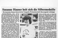 Wie Trampolinturnerin Susanne Schffler nach einem Motorradunfall in die Weltspitze zurckkehrte