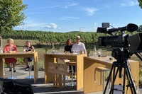 Live-Sendung zum Nachgucken: Die Online-Wein-Fass-Bar der Badischen Zeitung