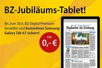Das BZ-Jubilums-Tablet: Sichern Sie sich ein kostenloses Samsung Galaxy Tab A7