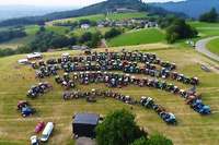 Traktorkonzert mit den Dorfrockern in Horben