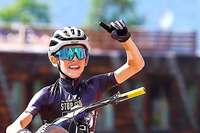 Der 12-jhrige Jonas Schweizer aus Bollschweil wird im italienischen Pila Mountainbike-Europameister in der Altersklasse M 13