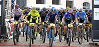 Die erste Entscheidung beim Bike Giro fllt im Zielsprint