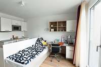 Im neuen Freiburger Studentenwohnheim "The Fizz" kostet ein Zimmer bis zu 1499 Euro
