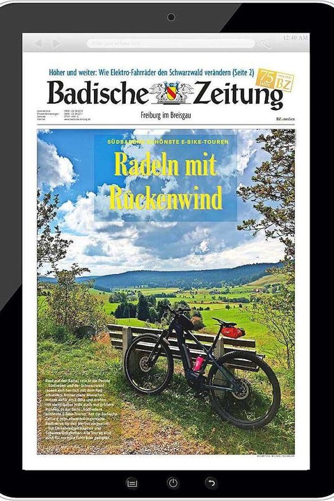 Sdbadens schnste E-Bike-Touren &#8211; zehn Vorschlge fr den Herbst - Badische Zeitung TICKET