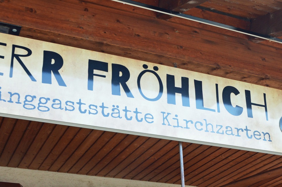 Herr Frhlich - Campinggaststtte - Kirchzarten