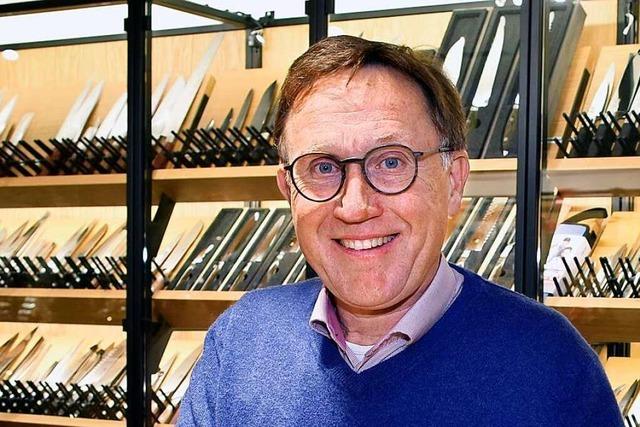 Messer-Experte Bernd Ramsperger ist unzufrieden mit der Stadtpolitik