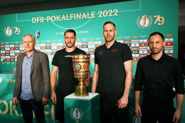 Die Freude des SC Freiburg vor seinem ersten DFB-Pokalfinale ist gro