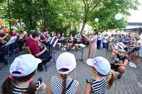 Der Musikverein aus Freiburg-Opfingen feiert sein Jubilum vor groer Kulisse