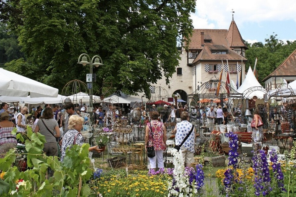 DIGA Gartenmesse auf Schloss Beuggen in Rheinfelden - Badische Zeitung TICKET