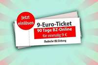 Das 9-Euro-Ticket gibt es weiterhin &#8211; auf BZ-Online!