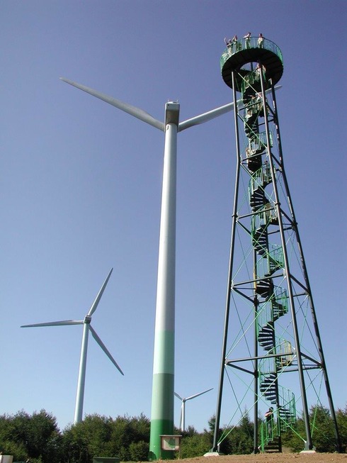 Aussichtsturm am Windpark - Ettenheim