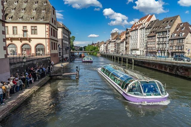 Bootsfahrten auf der Ill in Straßburg