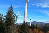 Ein Windpark mit drei Windrdern am Flissert zwischen Denzlingen und Heuweiler ist im Gesprch