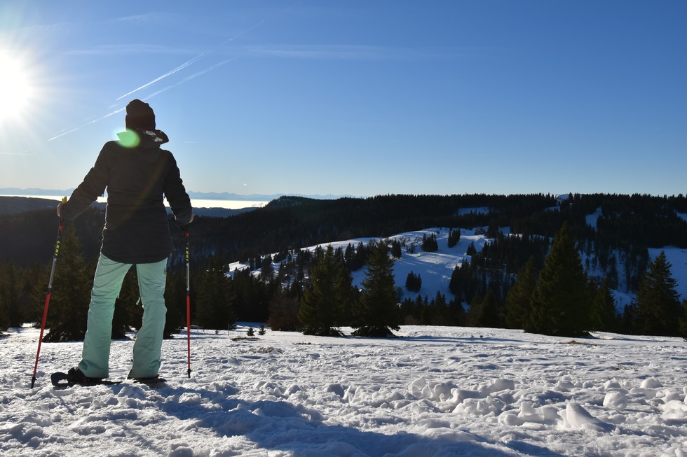 Schneeschuhtour auf dem Feldberg - Feldberg