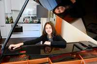 Die 13-jhrige Freiburgerin Anna Plotkina trumt von einer Karriere als Star-Pianistin
