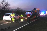 Unfall mit vier Fahrzeugen zwischen Btzingen und Gottenheim